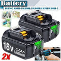 2X 18V/6,0Ah für Makita Akku BL1860B 197422-4 BL1850 BL1830 BL1830 B Batterie DE