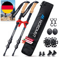 NORDMUT® Wanderstöcke Teleskop | Nordic Walking Stöcke Damen Und Herren | Ultral