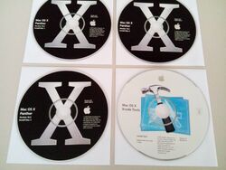 Apple Mac OS X 10.3 Panther Install CDs (x3) + Xcode Tools CD