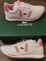 Lacoste Partner Retro Gr.37 Weiss/Pink Damen Freizeit Leder Sneaker NEU UVP:99€