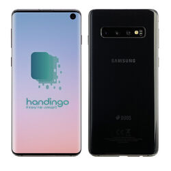 Samsung Galaxy S10 128GB Schwarz Dual Sim Gut Gebraucht Ohne Simlock DE Händler 