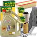 MANN FILTER INSPEKTIONSPAKET+5L CASTROL 5W-30 MOTORÖL für AUDI A3 VW GOLF 5 6