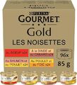 Nestlé PURINA Gourmet Gold Zarte Häppchen in Sauce Katzenfutter nass, (96 x 85g)