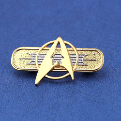 Star Trek Sternen Flotte Brosche Ansteck Nadnel Spock NEU & OVP