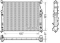 Denso (DRM17056) Wasserkühler, Motorkühler, Kühler für MERCEDES