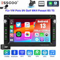 DAB+ 32G CarPlay Android 13 Autoradio GPS KAM Für VW Polo 9N Golf 4 Passat B5 T5