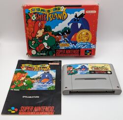 Speichert - Super Mario World 2 Yoshis Island - OVP Modul - Super Nintendo SNES