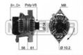 MESSMER Lichtmaschine Generator 120A 14V für Opel Astra G CC 1.6 16V 1.8 2.0