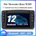 Android 13 Autoradio Für Mercedes Benz C/CLK/G Klasse W203 W209 W463 Vito DVD AM