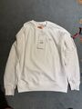 Alpha Industries Sweatshirt mit Ärmeltasche in weiss Gr. M Neu