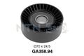 SNR GA358.94 Deflection/Guide Pulley, V-ribbed belt for AUDI FIAT LADA LANCIA TA