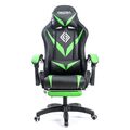 Drehbarer Gamer Stuhl Gaming Stuhl ergonomischer Büro Computer Stuhl mit Kissen!