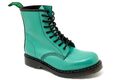 Solovair Made in England 8 Eye Derby Boot Mint Hi-Shine S209A-S8-551-SMS-G