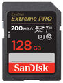 SanDisk 128 GB SDXC ExtremePro 200MB/s V30 UHS-I Speicherkarte 