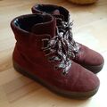 Dunkelrote Stiefelette Gr. 38 von Gabor