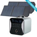 CTOLITY Solarpanel 100W mit Solargenerator 300W Tragbare Powerstation Outdoor 