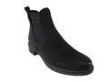 Tamaris Chelsea-Boot, Stiefelette, Velourleder schwarz, 25440-001