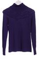 CATHERINE MALANDRINO Rollkragenpullover Damen Gr. DE 36 lila Casual-Look