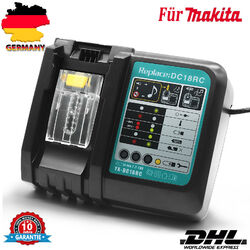 für Makita Ladegerät DC18RC Akku Schnellladegerät Ersetzen 18V Li-Ion 14,4-18V