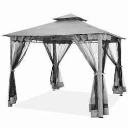 Pavillon Gartenpavillon Partyzelt Gartenzelt Faltpavillon 3x3m/3,3x3,3m/3,6x3,6m