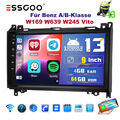 4+64GB Für Mercedes-Benz A/B Klasse/Vito W169 W639 W245 Android 13 Autoradio GPS