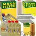 MANN INSPEKTIONSPAKET+8L CASTROL 5W-30 ÖL passend für BMW E60 E61 525-530d+xd