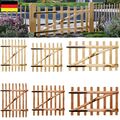 Gartentor Haselnuss Staketenzaun Holz Garten Zaun Tor Pforte Tür 60-150cm