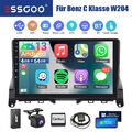 Autoradio Android 13 Carplay Für Mercedes Benz C-Klasse W204 GPS NAVI +DAB 4+64G