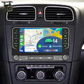 Carplay Autoradio Android 14 4+64G GPS KAM Für VW GOLF 5 6 Plus Touran EOS Caddy