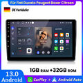 Für Fiat Ducato Peugeot Boxer Citroen Carplay Android13 Autoradio GPS NAVI DAB+