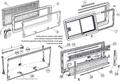 Dometic Ersatzscheibe für S4/S5-Ausstellfenster, 900x300mm