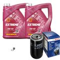 BOSCH Ölfilter 10 L MANNOL Extreme 5W-40 für Fiat Ducato Kasten 160 Multijet