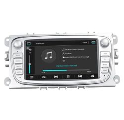 DAB+ Autoradio 1Din 7" Android 13 Mit Kamera GPS Navi CarPlay Wifi Bluetooth USB