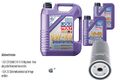 BOSCH Ölfilter 7L Liqui Moly Leichtlauf High Tech 5W-40 für Audi 80 1.9 TDI