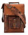 Herren-Tasche Leder Vintage Herren Kuriertasche Schultertasche Schule Aktenta...