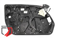 Fensterheber mit Fensterhebermotor vorne links A2057204923 MERCEDES W205 S205