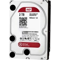 WD Red Nasware 2tb 3,5 " SATA Disk HDD Steif Festplatte Nas DVR C Aufbereitet