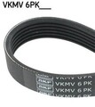 SKF VKMV 6PK2460 Keilrippenriemen für VW Touareg (CR7) für AUDI A5 Coupe (8T3)