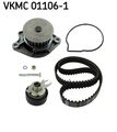 SKF Wasserpumpe + Zahnriemensatz VKMC 01106-1 für POLO VW AROSA SEAT LUPO 6N2 1