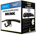Abnehmbare Anhängerkupplung für VW Touran 10- Typ 1T1/1T2/1T3 Brink NEU