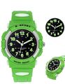 Kinderuhr Jungen Mädchen Analog Quartz Uhr mit Armbanduhr Kautschuk Wasserdicht