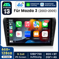 Car Intelligent Für Mazda Cx-3 2003-2009 Autoradio Android Auto 6+128GB Dab+ 4G