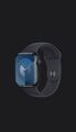 Apple Watch Series 9 41mm ,-Mitternacht ( Schwarz ) S/M Incl  Nike Armband