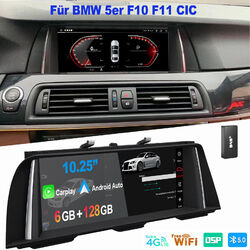 Für BMW 5er F10 F11 CIC DAB+ Android 13 Autoradio 6+128GB 8-Kern Carplay GPS DSP