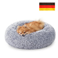 Feandrea Hundebett flauschig, Katzenbett, Donut Kissen, waschbar, Polsterung in