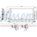 Kondensator Klimaanlage mit Trockner NISSENS für BMW 2 Active Tourer F45 X1