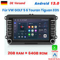 DAB+ Android13 Carplay GPS 2+64G RDS Autoradio Für VW GOLF 5 6 Touran Tiguan EOS