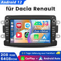 DAB+ Für Renault Dacia Duster Dokker Android 13 64G Carplay Autoradio GPS 2+64GB