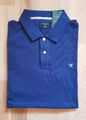 NEU! HACKETT LONDON Slim Fit Logo Polo Shirt 2XL XXL Blau Blue Sky Herren