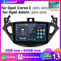 64GB Autoradio Android 13 Carplay GPS Navi WIFI DAB+ Für Opel Corsa E 2015-2019